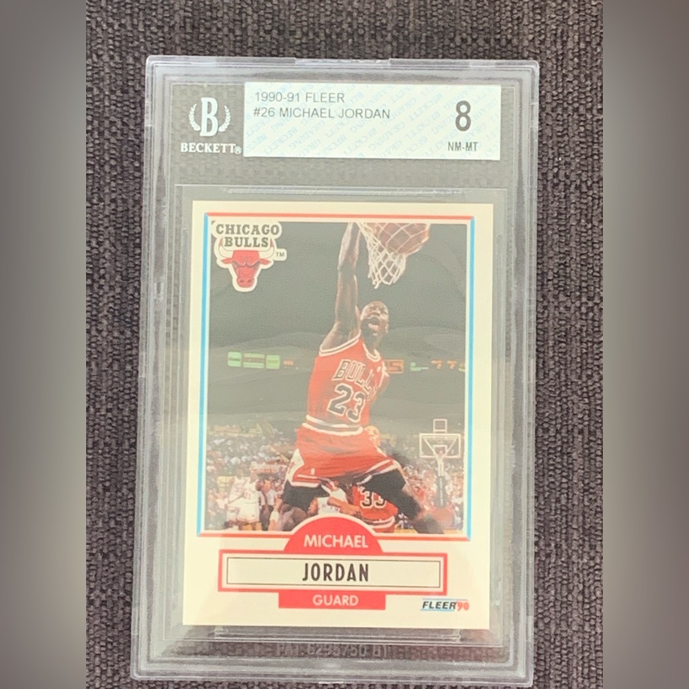 1990-91 Michael Jordan Fleer Beckett 8